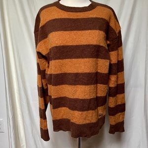 STUSSY striped wool sweater